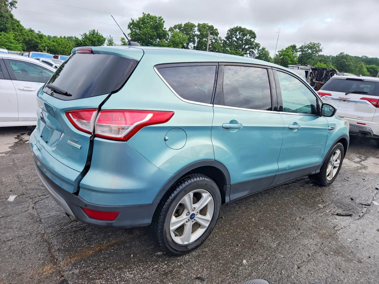 2013 Ford Escape Se Turquoise vin: 1FMCU0G90DUD72244
