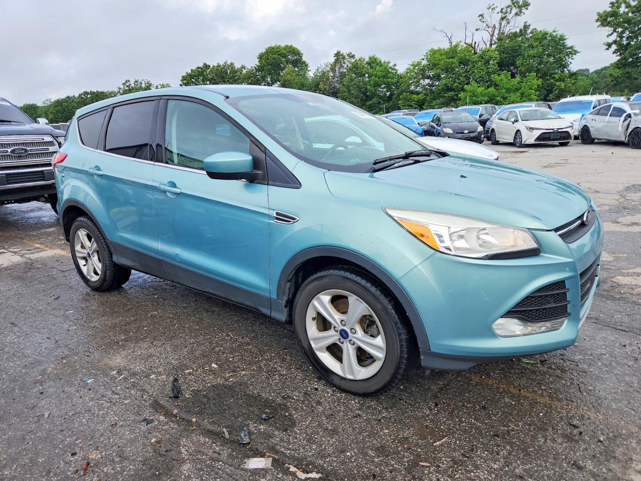 2013 Ford Escape Se Turquoise vin: 1FMCU0G90DUD72244