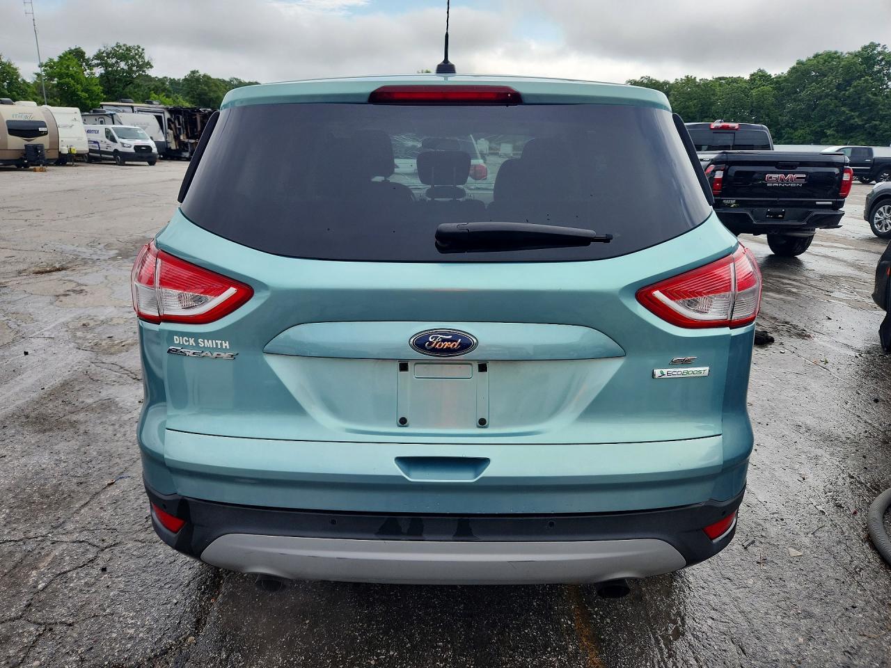 2013 Ford Escape Se Turquoise vin: 1FMCU0G90DUD72244