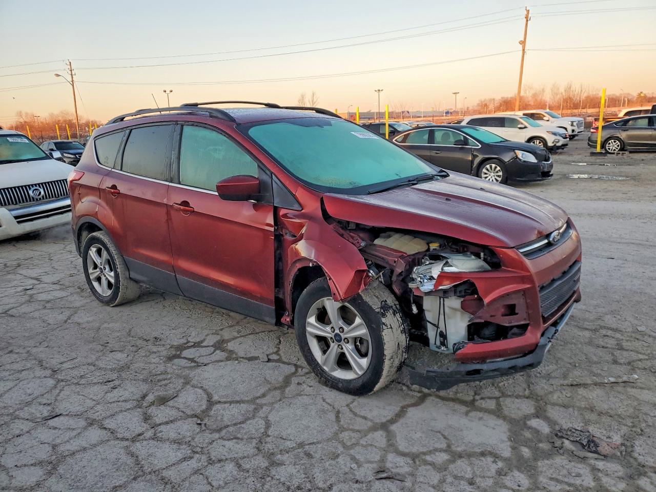 2014 Ford Escape Se Бордовый vin: 1FMCU0G90EUB59005