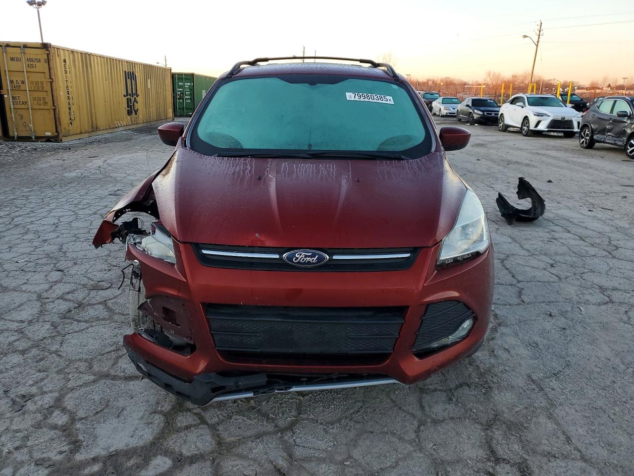2014 Ford Escape Se Бордовый vin: 1FMCU0G90EUB59005