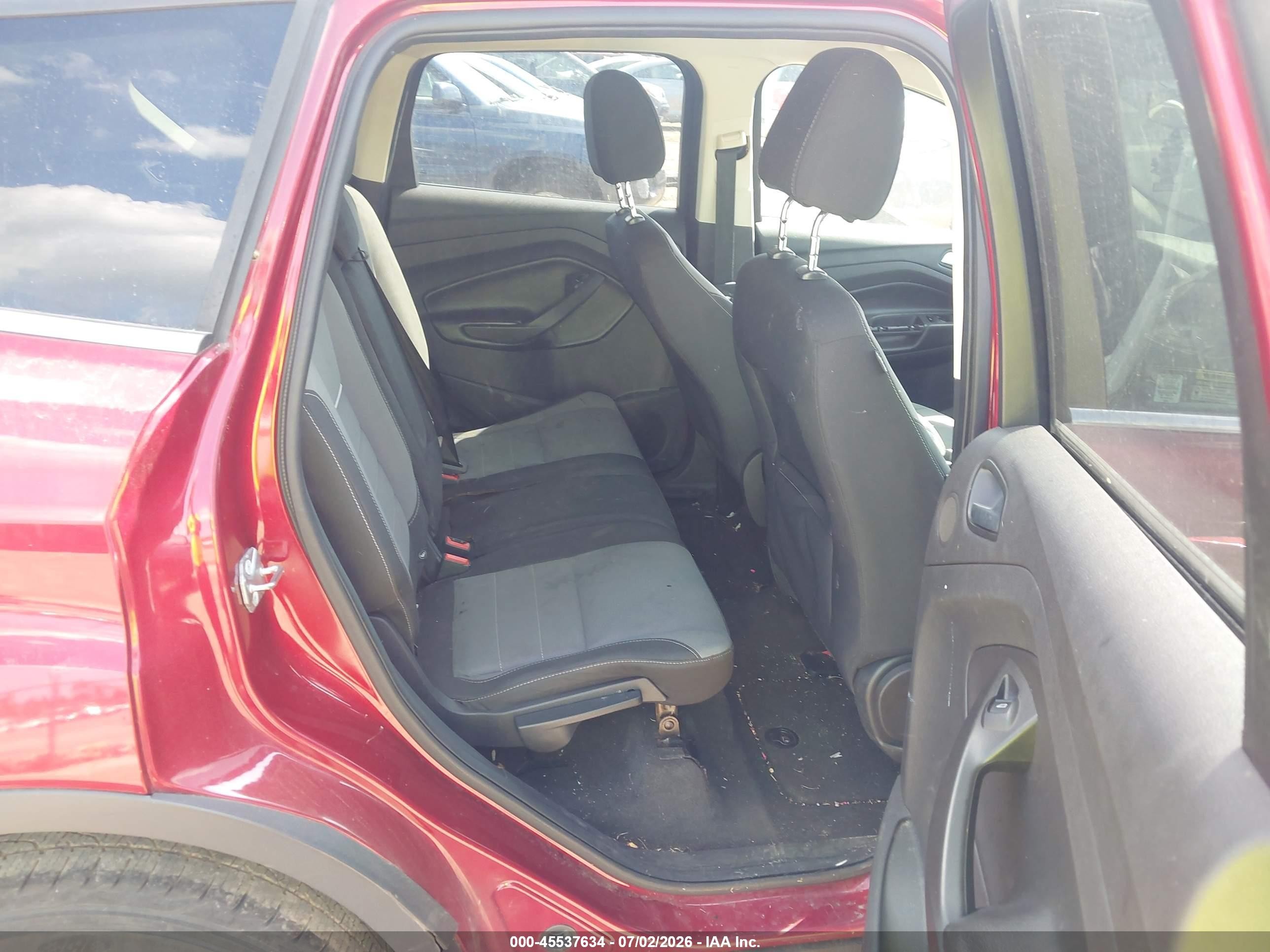 2014 Ford Escape Se Red vin: 1FMCU0G90EUC17307