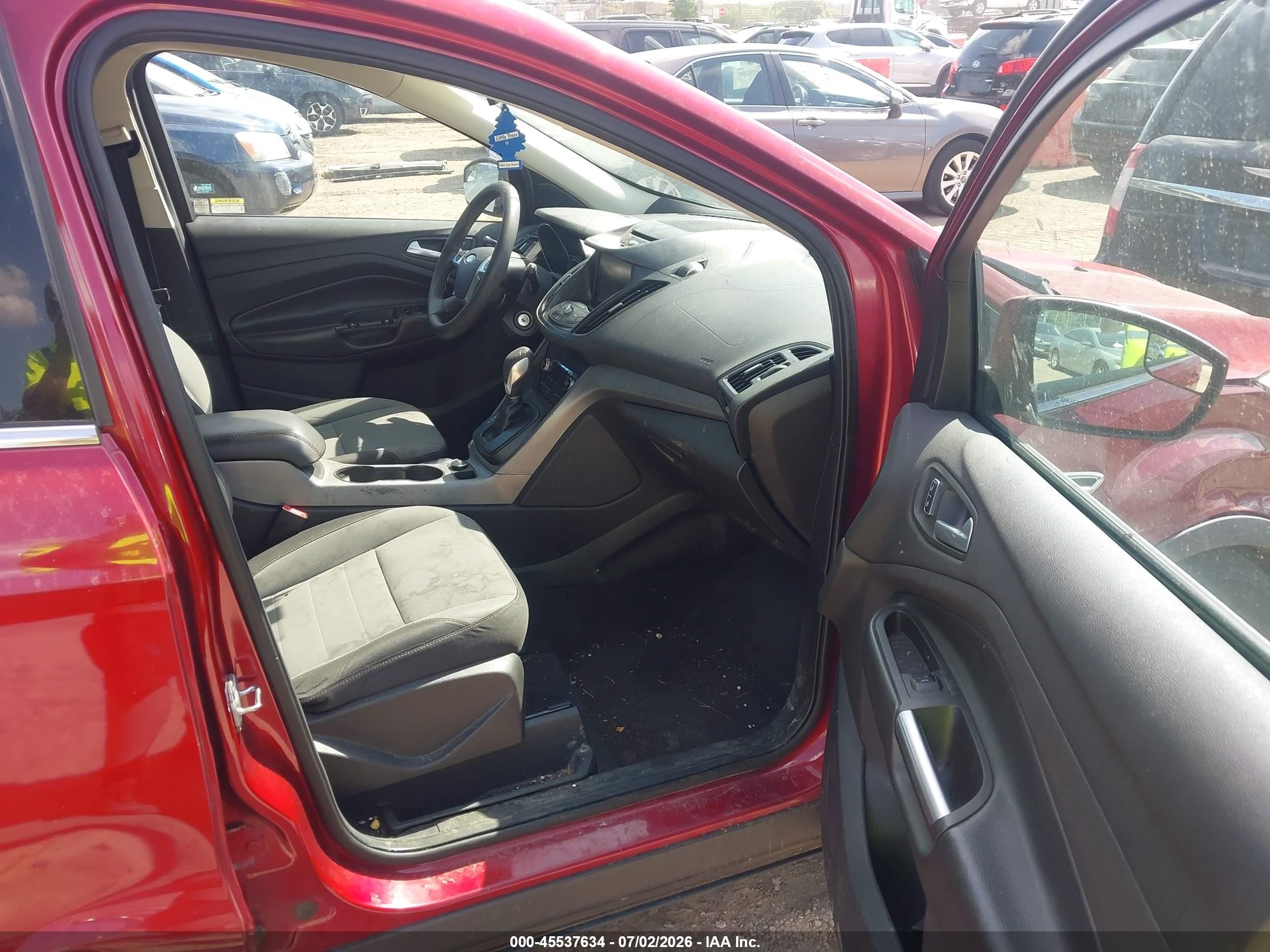 2014 Ford Escape Se Red vin: 1FMCU0G90EUC17307