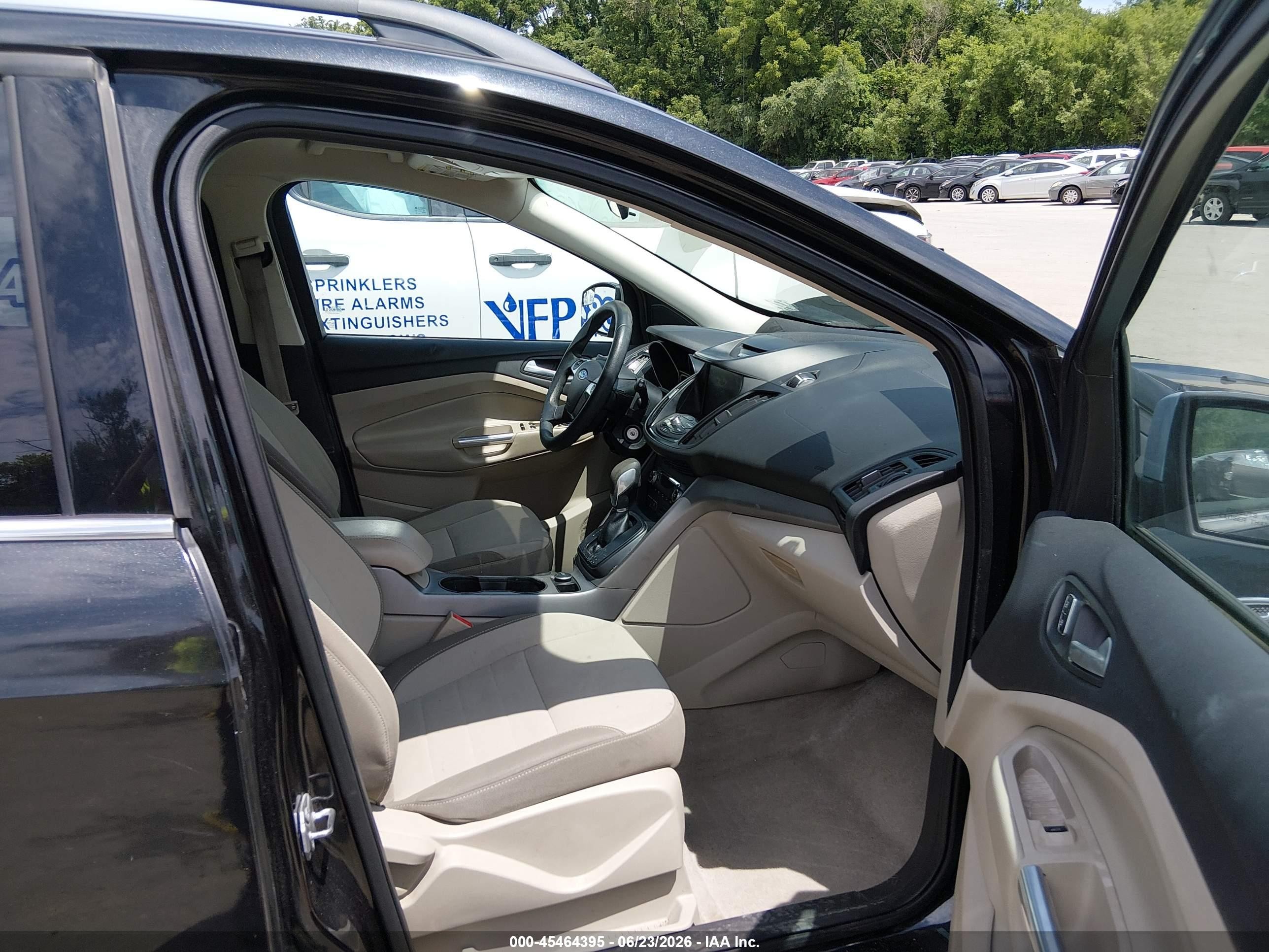 2014 Ford Escape Se Black vin: 1FMCU0G90EUC37203