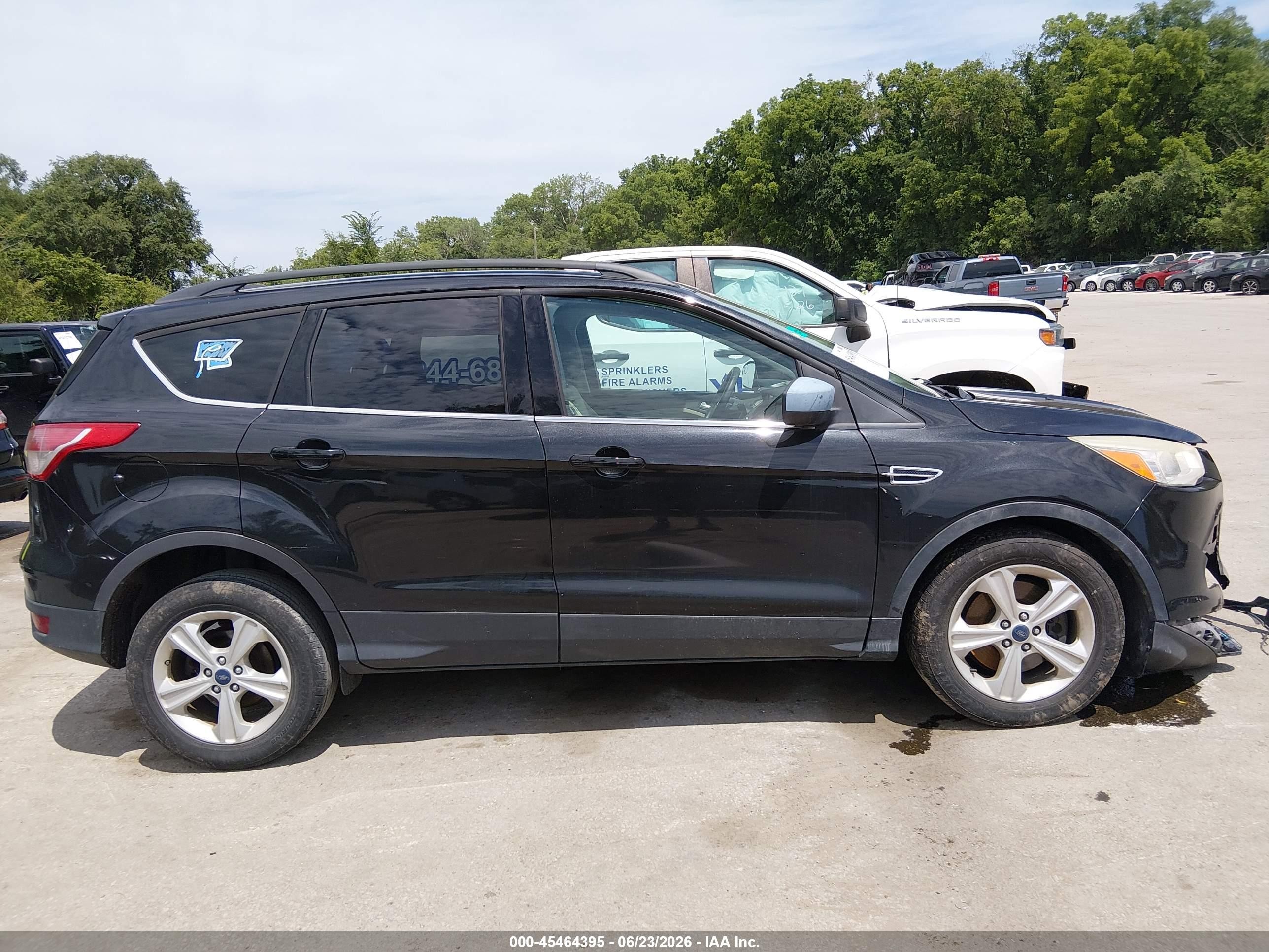 2014 Ford Escape Se Black vin: 1FMCU0G90EUC37203