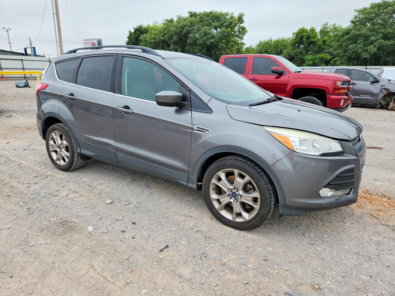 2014 Ford Escape Se Gray vin: 1FMCU0G90EUD16788