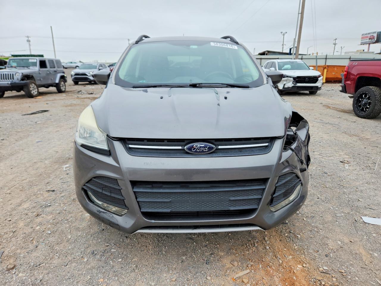 2014 Ford Escape Se Gray vin: 1FMCU0G90EUD16788