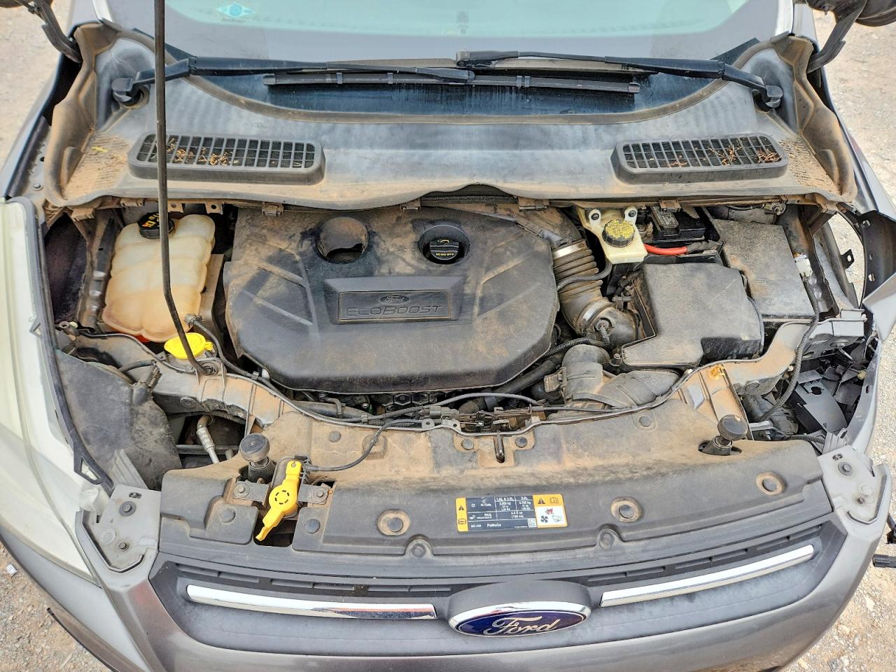 2014 Ford Escape Se Gray vin: 1FMCU0G90EUD16788