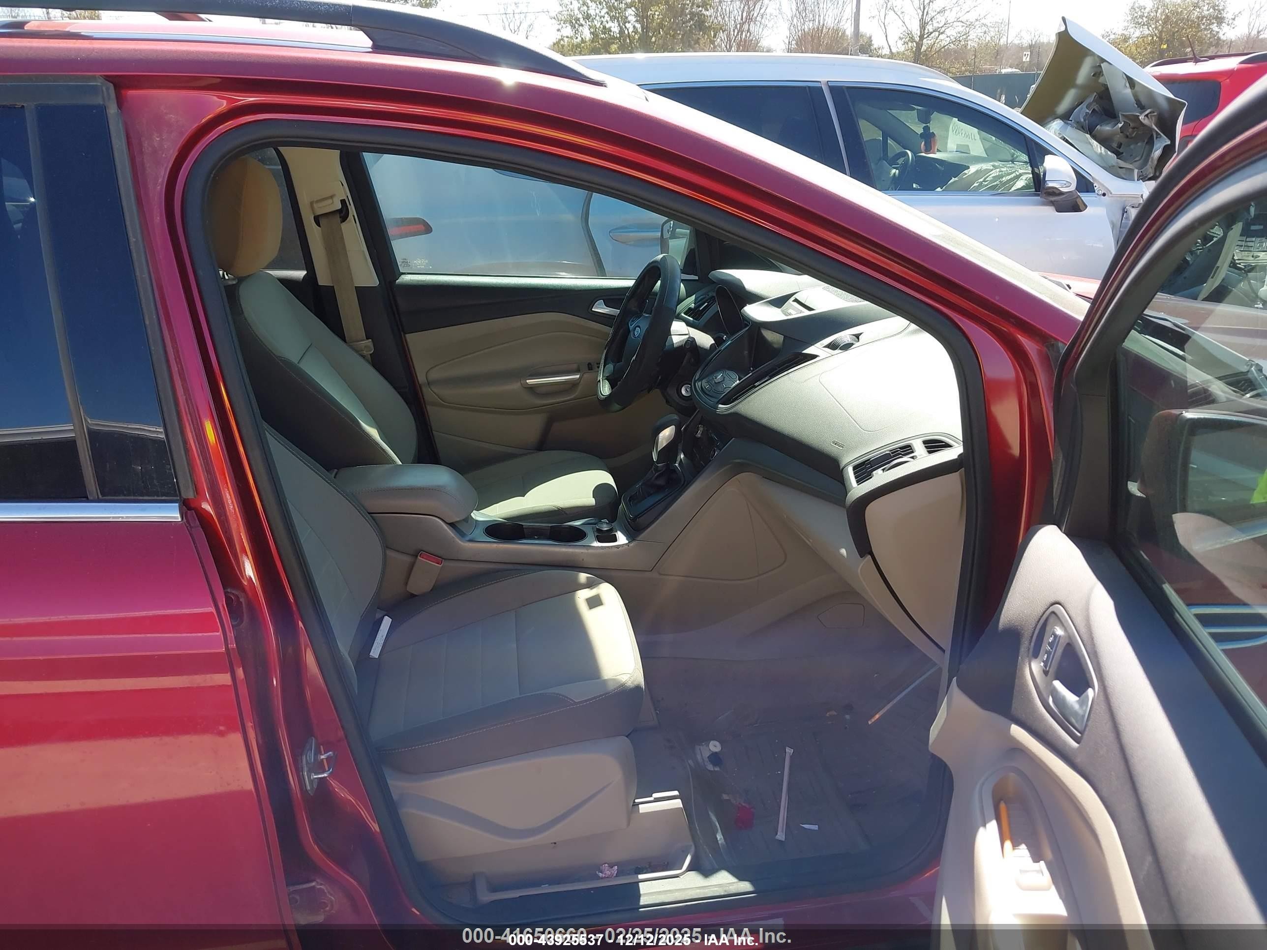 2014 Ford Escape Se Red vin: 1FMCU0G90EUD24406