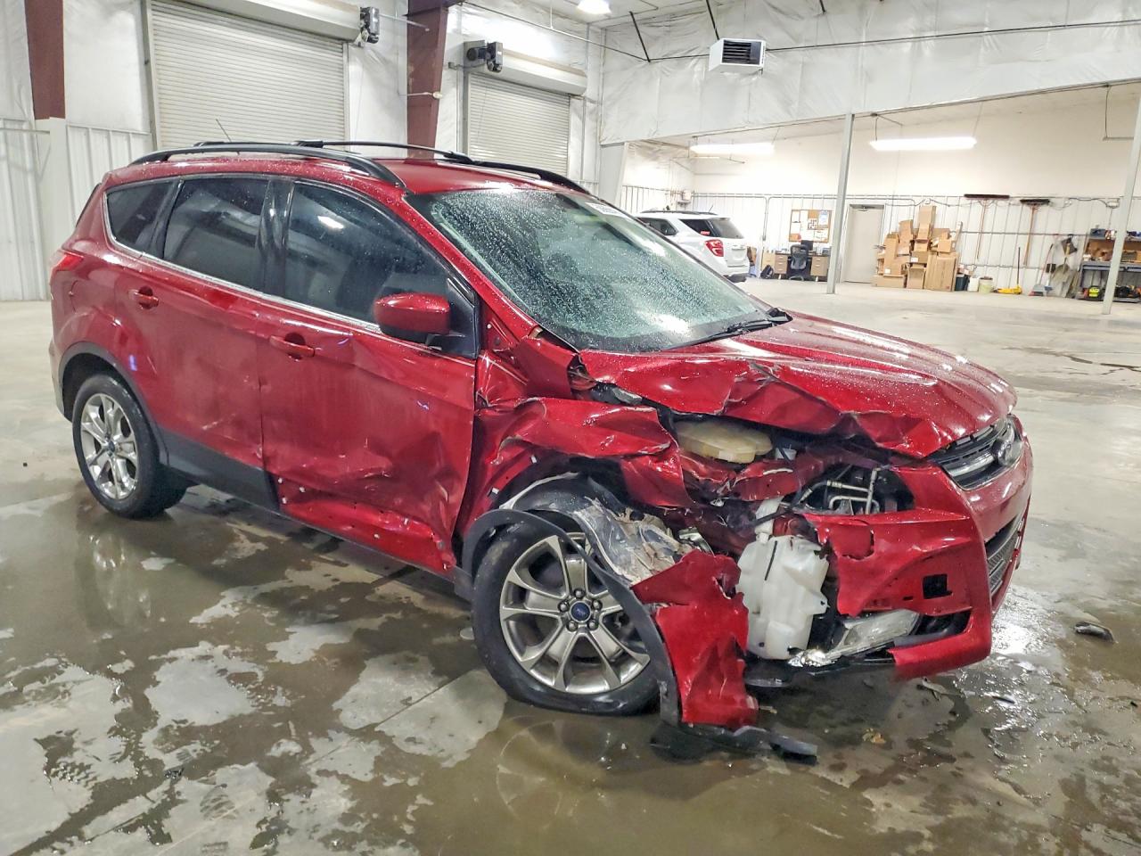 2014 Ford Escape Se Red vin: 1FMCU0G90EUD31890