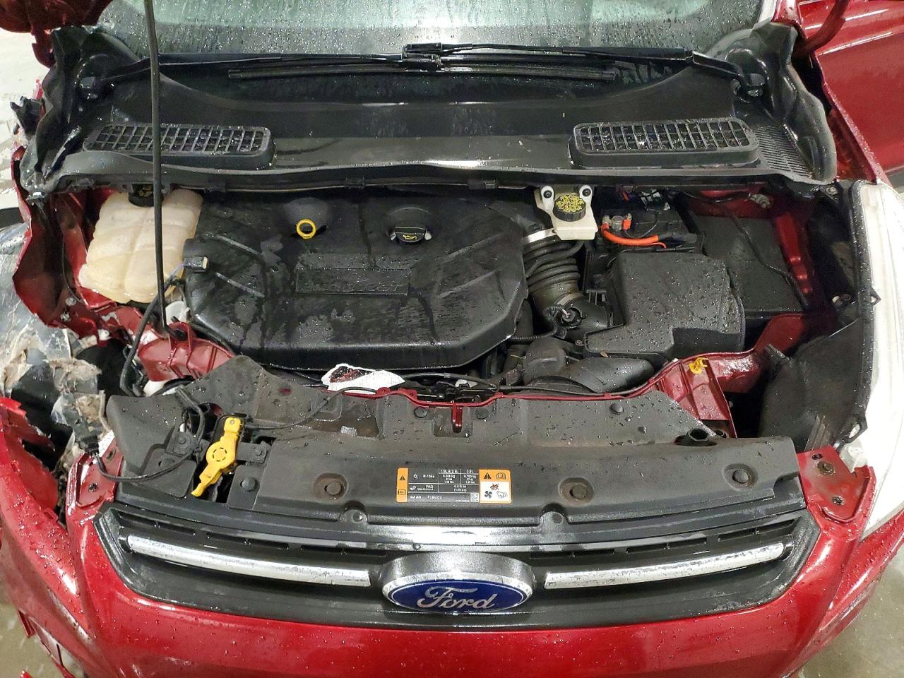 2014 Ford Escape Se Red vin: 1FMCU0G90EUD31890