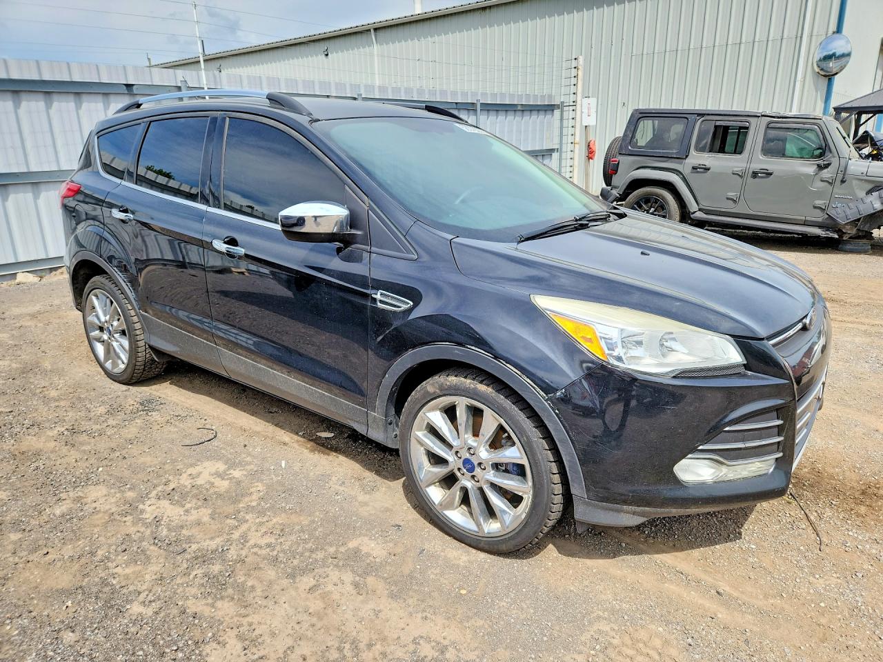 2014 Ford Escape Se Black vin: 1FMCU0G90EUD69006