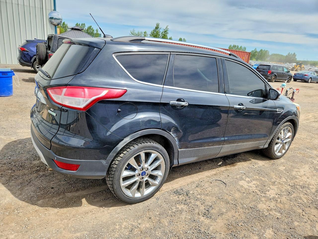 2014 Ford Escape Se Black vin: 1FMCU0G90EUD69006