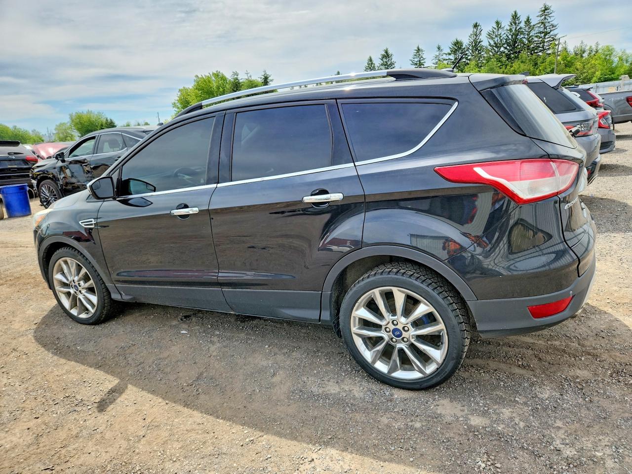 2014 Ford Escape Se Black vin: 1FMCU0G90EUD69006