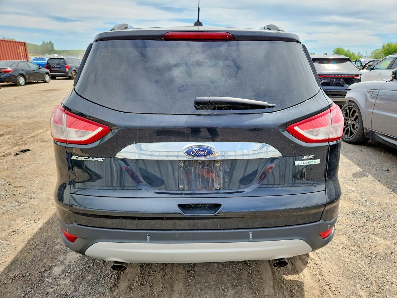 2014 Ford Escape Se Black vin: 1FMCU0G90EUD69006