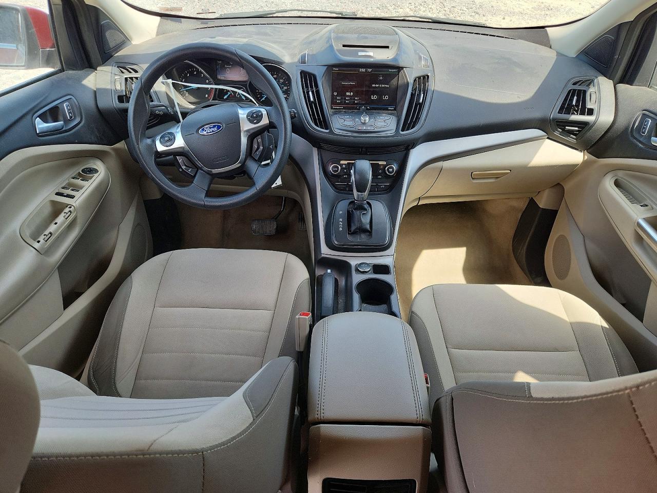 2014 Ford Escape Se Orange vin: 1FMCU0G90EUD80037