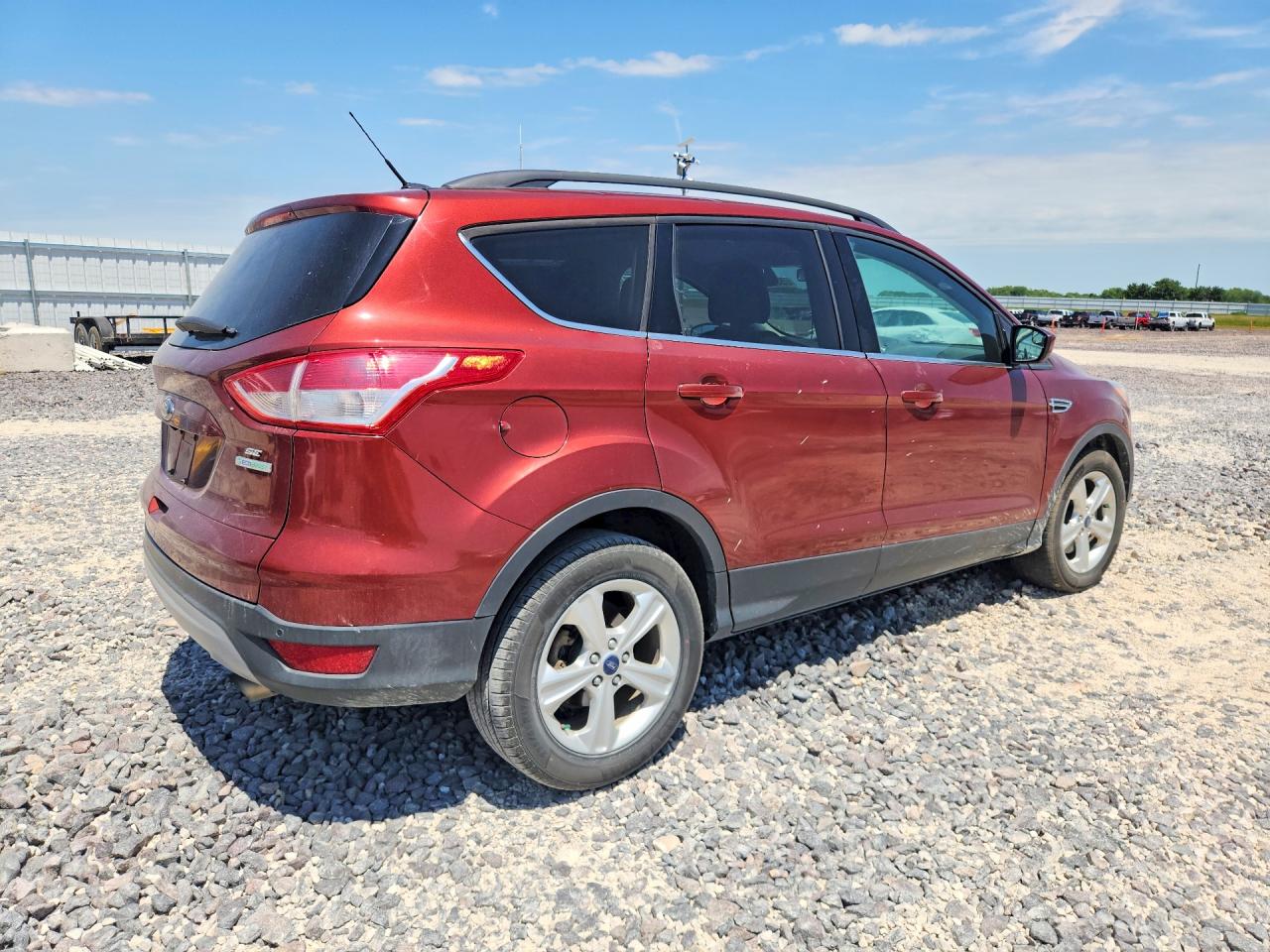 2014 Ford Escape Se Orange vin: 1FMCU0G90EUD80037