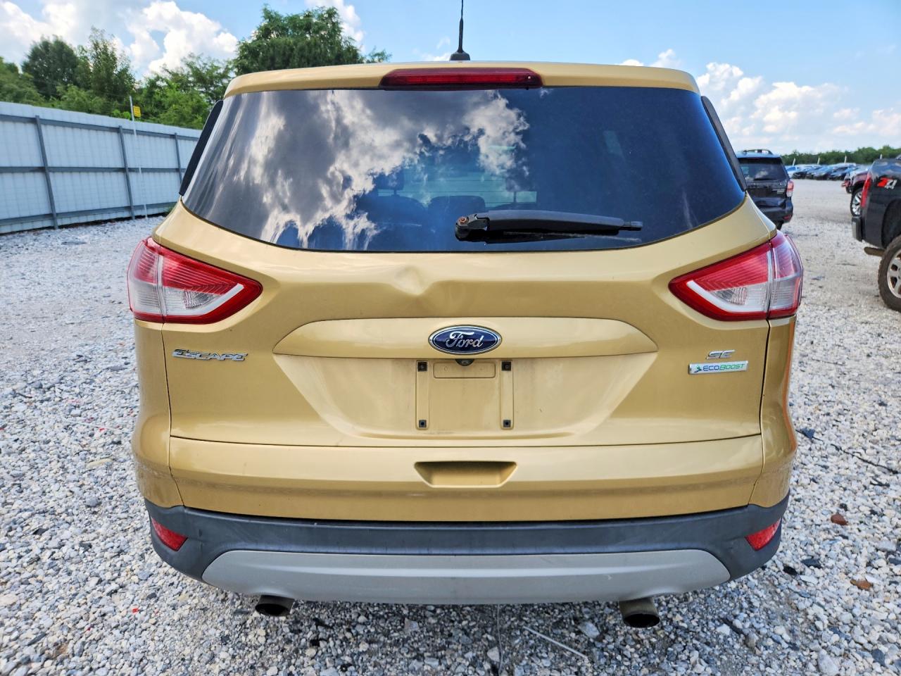 2014 Ford Escape Se Gold vin: 1FMCU0G90EUE08550