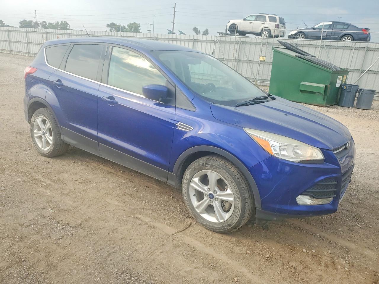 2015 Ford Escape Se Blue vin: 1FMCU0G90FUA38640
