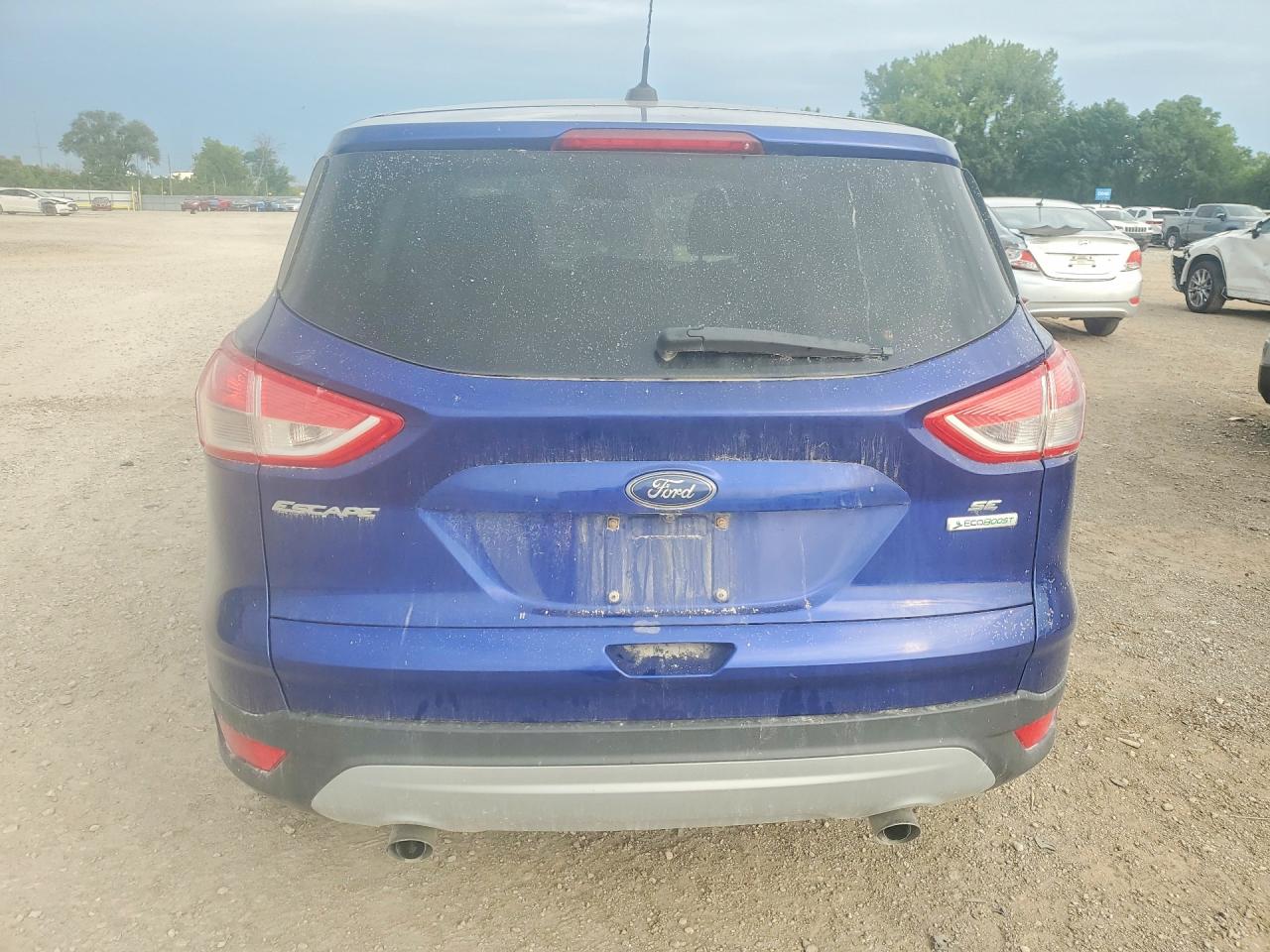 2015 Ford Escape Se Blue vin: 1FMCU0G90FUA38640