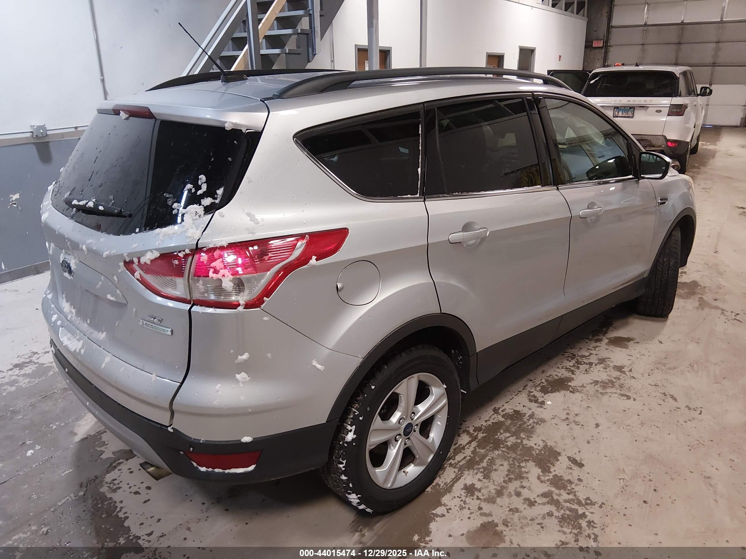 2015 Ford Escape Se Silver vin: 1FMCU0G90FUA58211