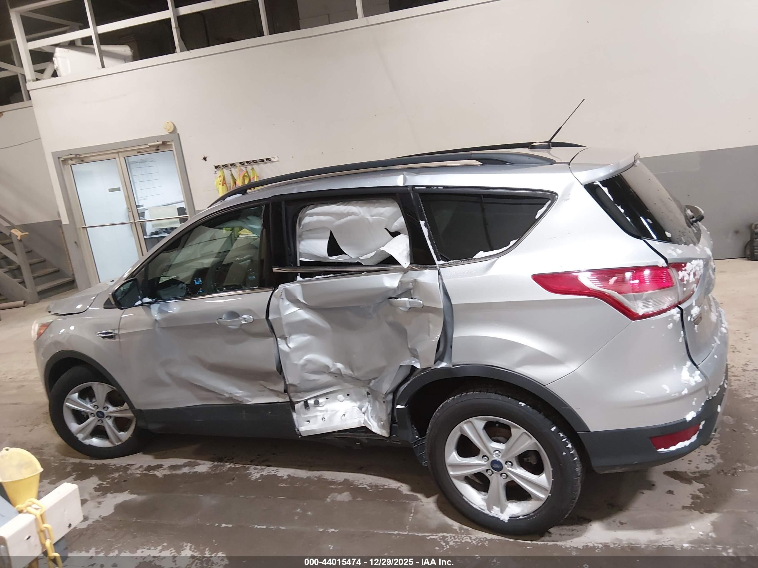 2015 Ford Escape Se Silver vin: 1FMCU0G90FUA58211