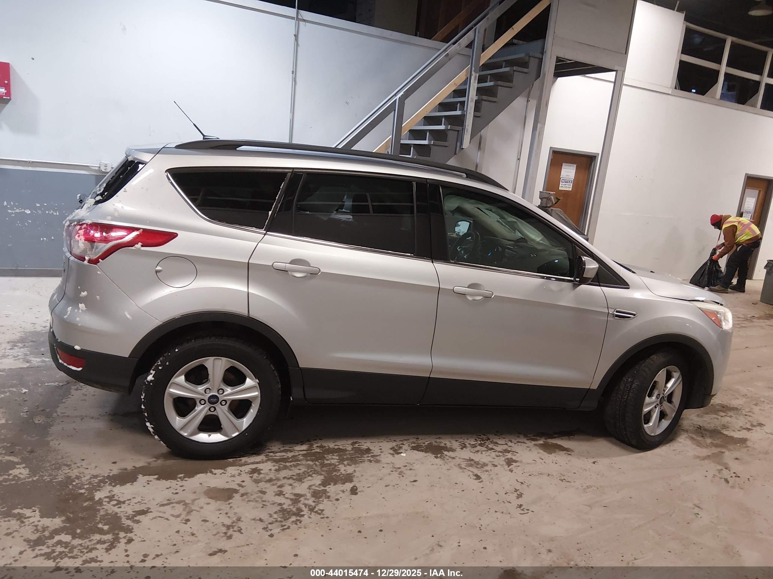 2015 Ford Escape Se Silver vin: 1FMCU0G90FUA58211