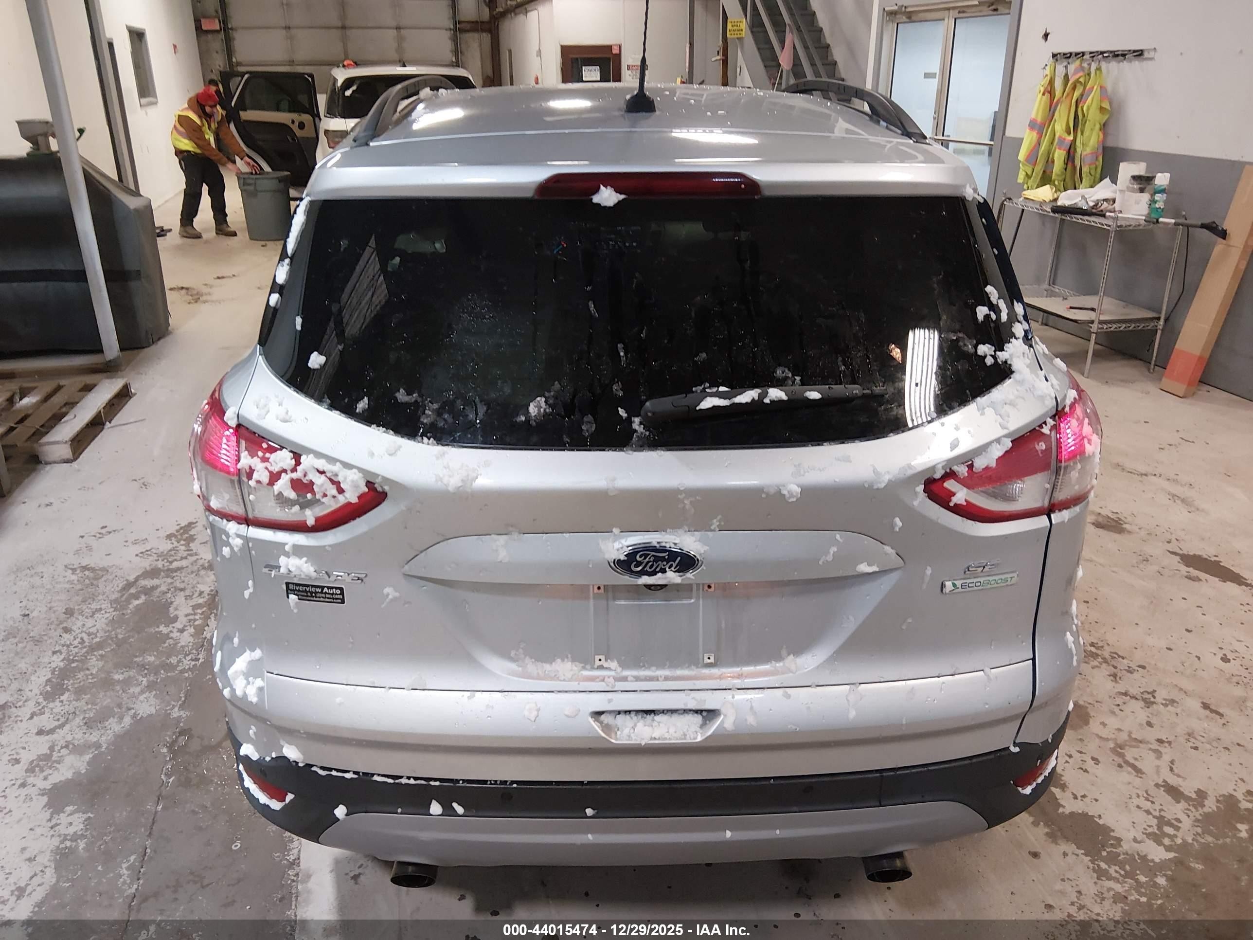 2015 Ford Escape Se Silver vin: 1FMCU0G90FUA58211