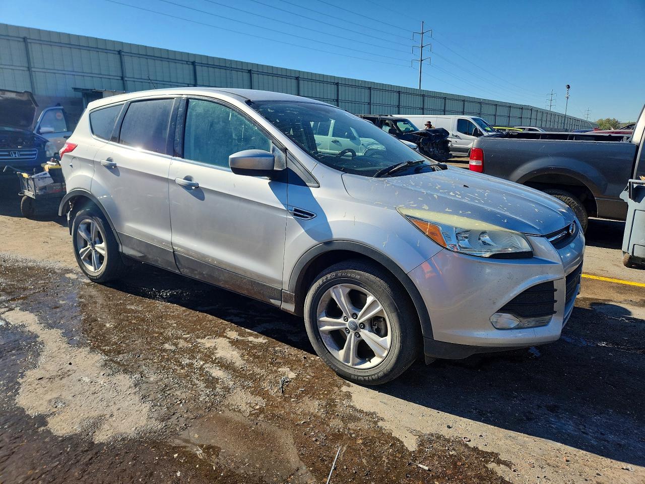 2015 Ford Escape Se Silver vin: 1FMCU0G90FUA79320