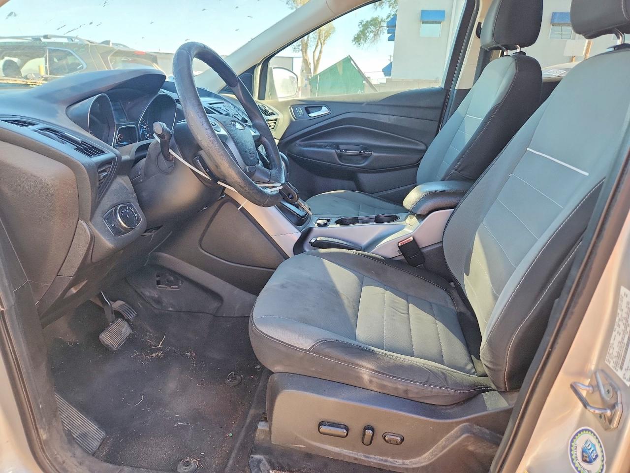 2015 Ford Escape Se Silver vin: 1FMCU0G90FUA79320