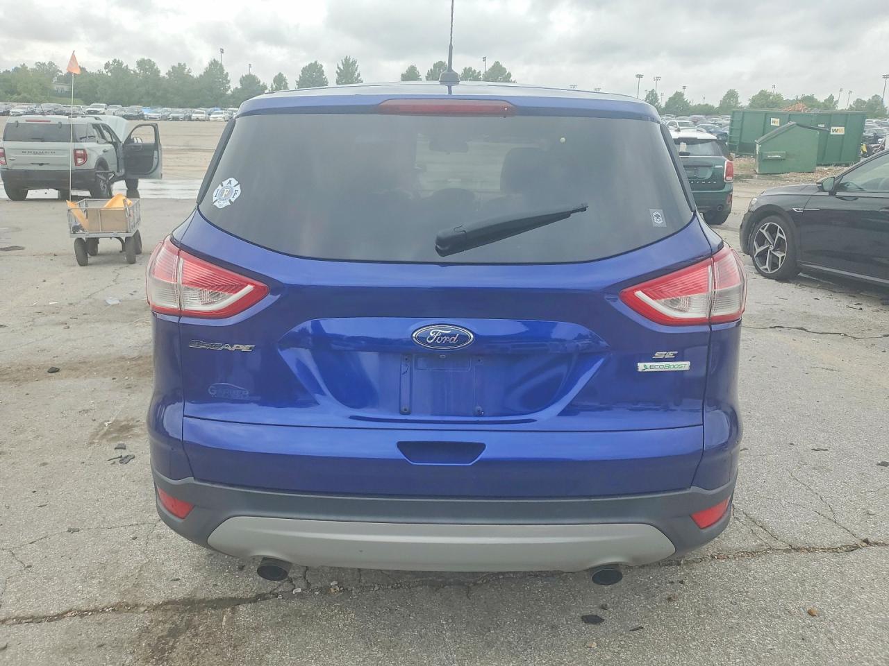 2015 Ford Escape Se Blue vin: 1FMCU0G90FUA80936