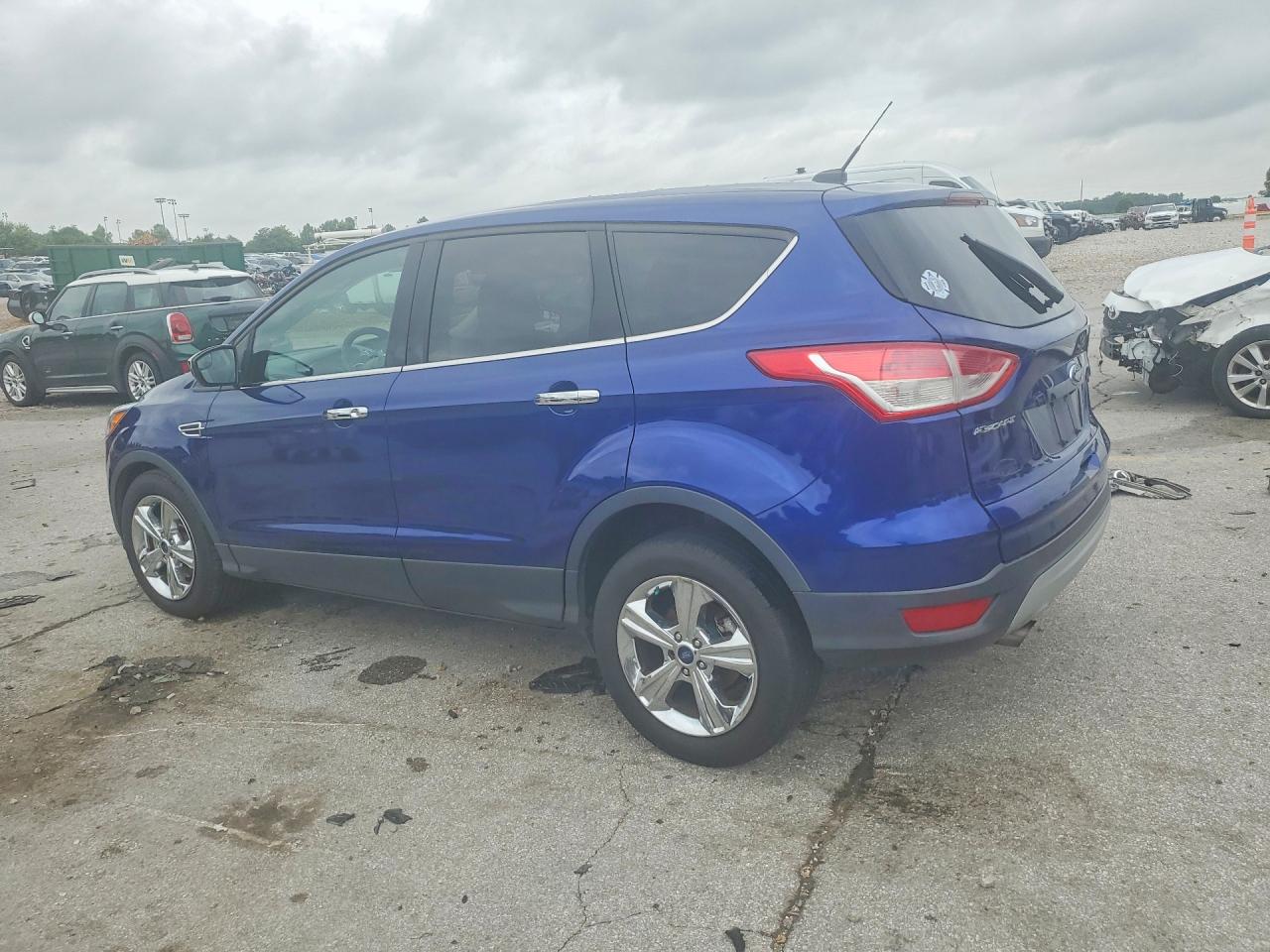 2015 Ford Escape Se Blue vin: 1FMCU0G90FUA80936