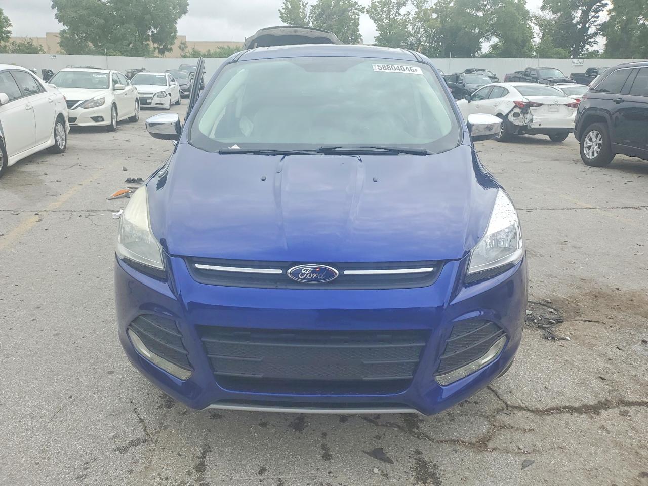 2015 Ford Escape Se Blue vin: 1FMCU0G90FUA80936