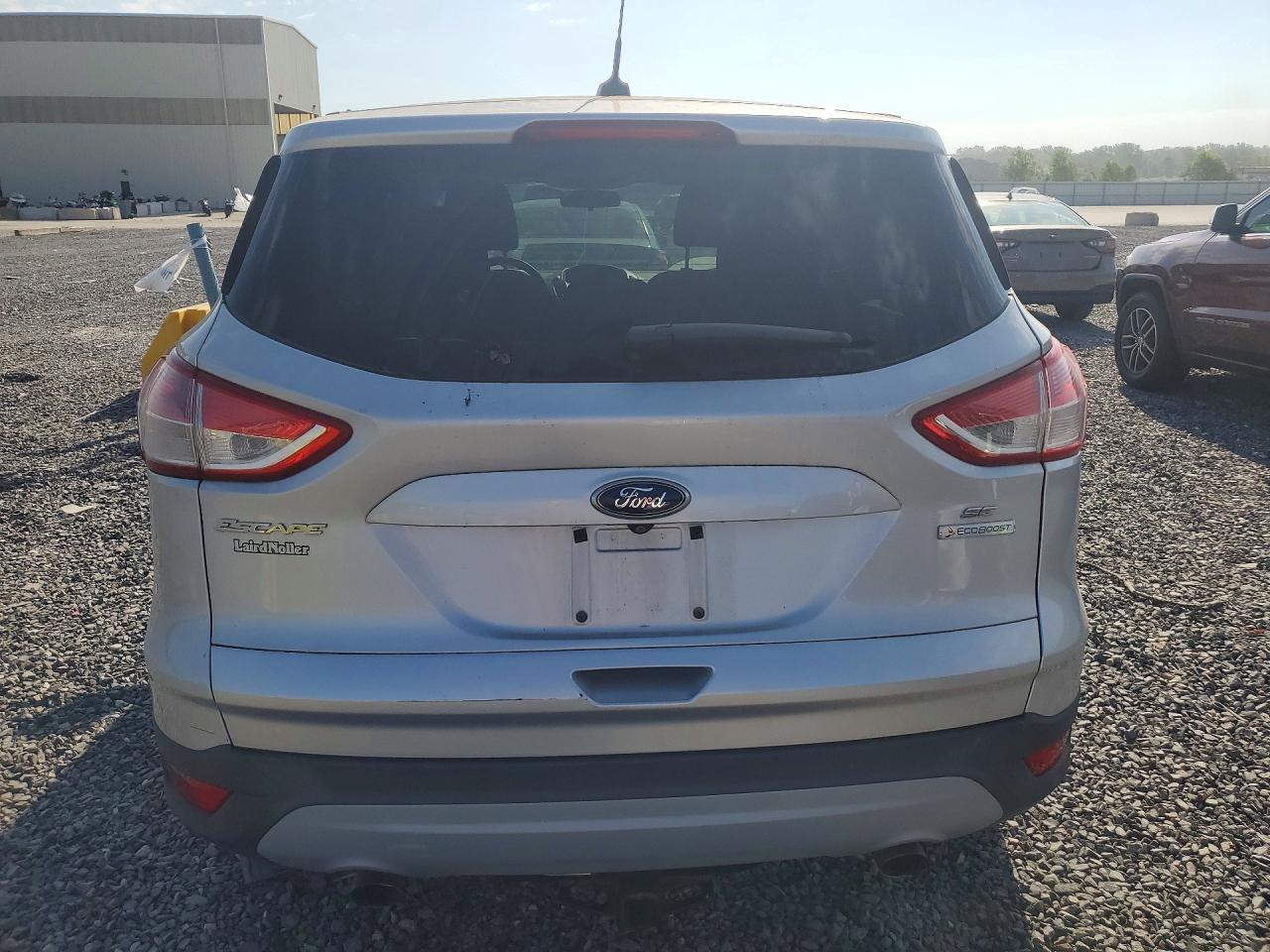 2015 Ford Escape Se Silver vin: 1FMCU0G90FUB03938