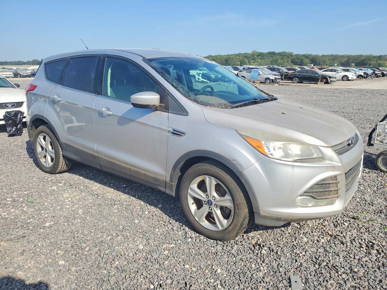 2015 Ford Escape Se Silver vin: 1FMCU0G90FUB03938