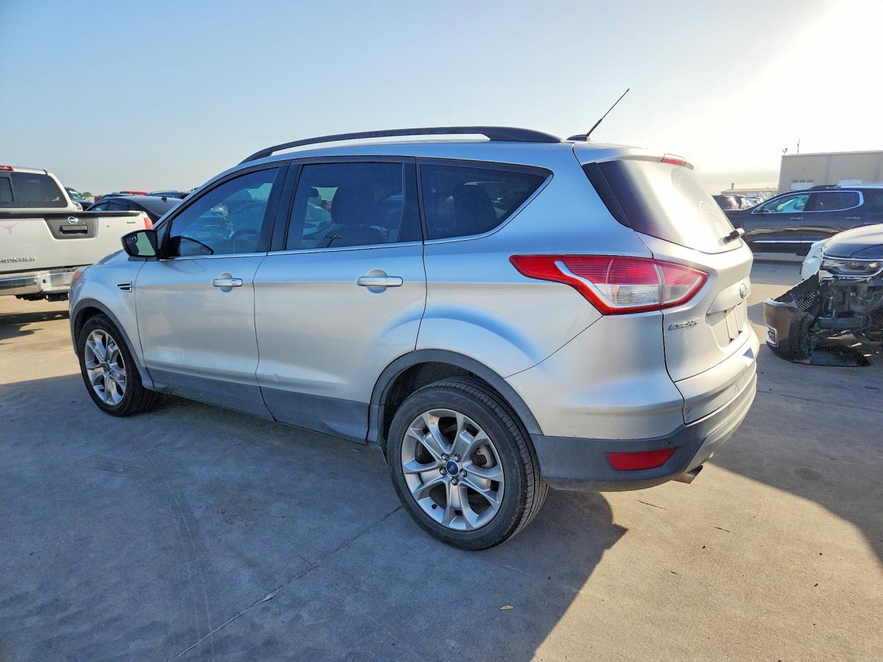 2015 Ford Escape Se Silver vin: 1FMCU0G90FUC88427