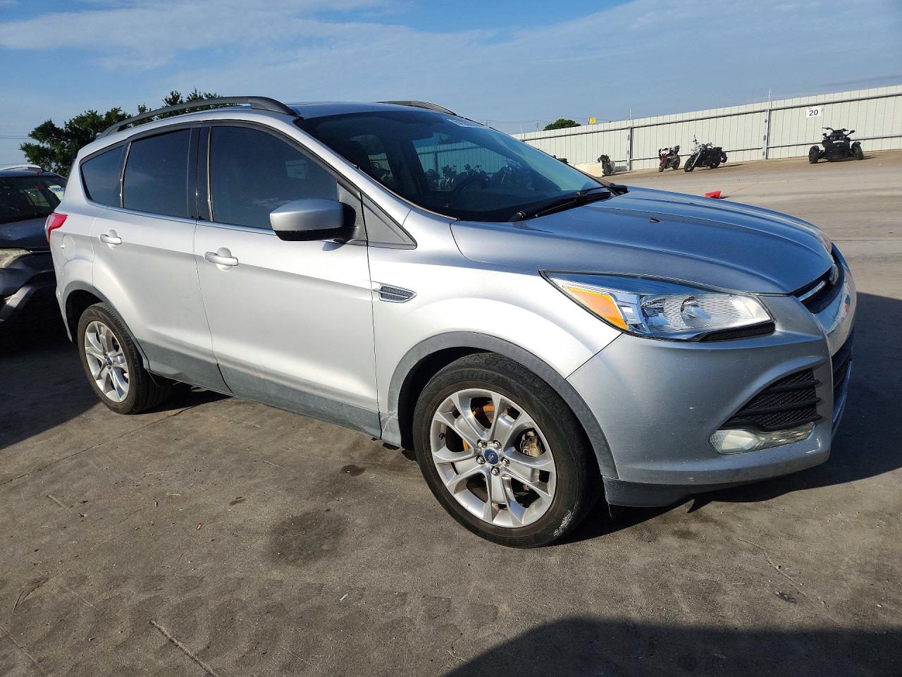 2015 Ford Escape Se Silver vin: 1FMCU0G90FUC88427