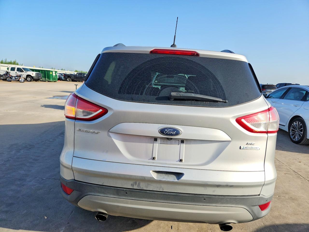 2015 Ford Escape Se Silver vin: 1FMCU0G90FUC88427