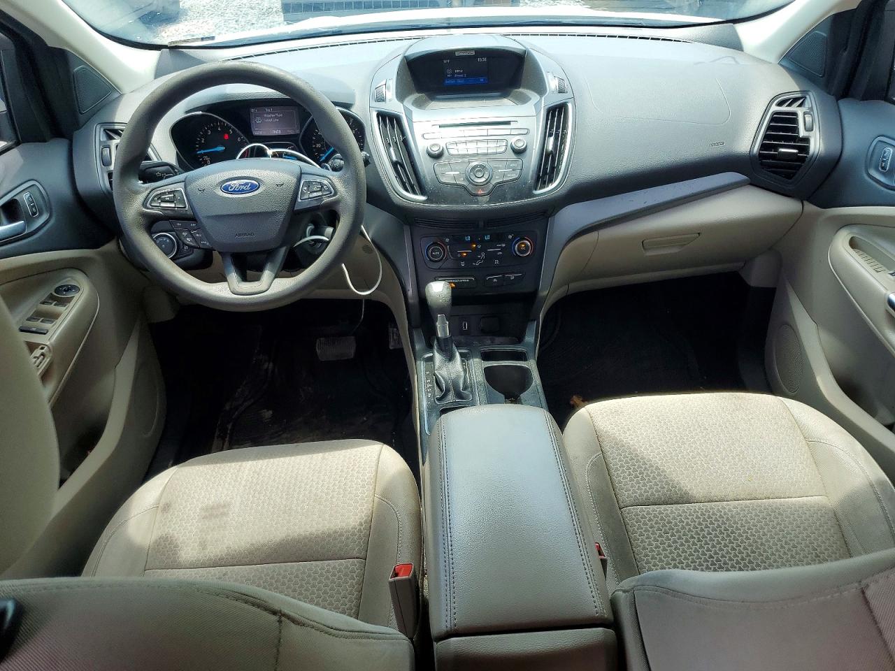 2017 Ford Escape Se White vin: 1FMCU0G90HUB67223