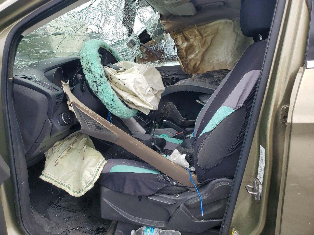 2013 Ford Escape Se Green vin: 1FMCU0G91DUA21892