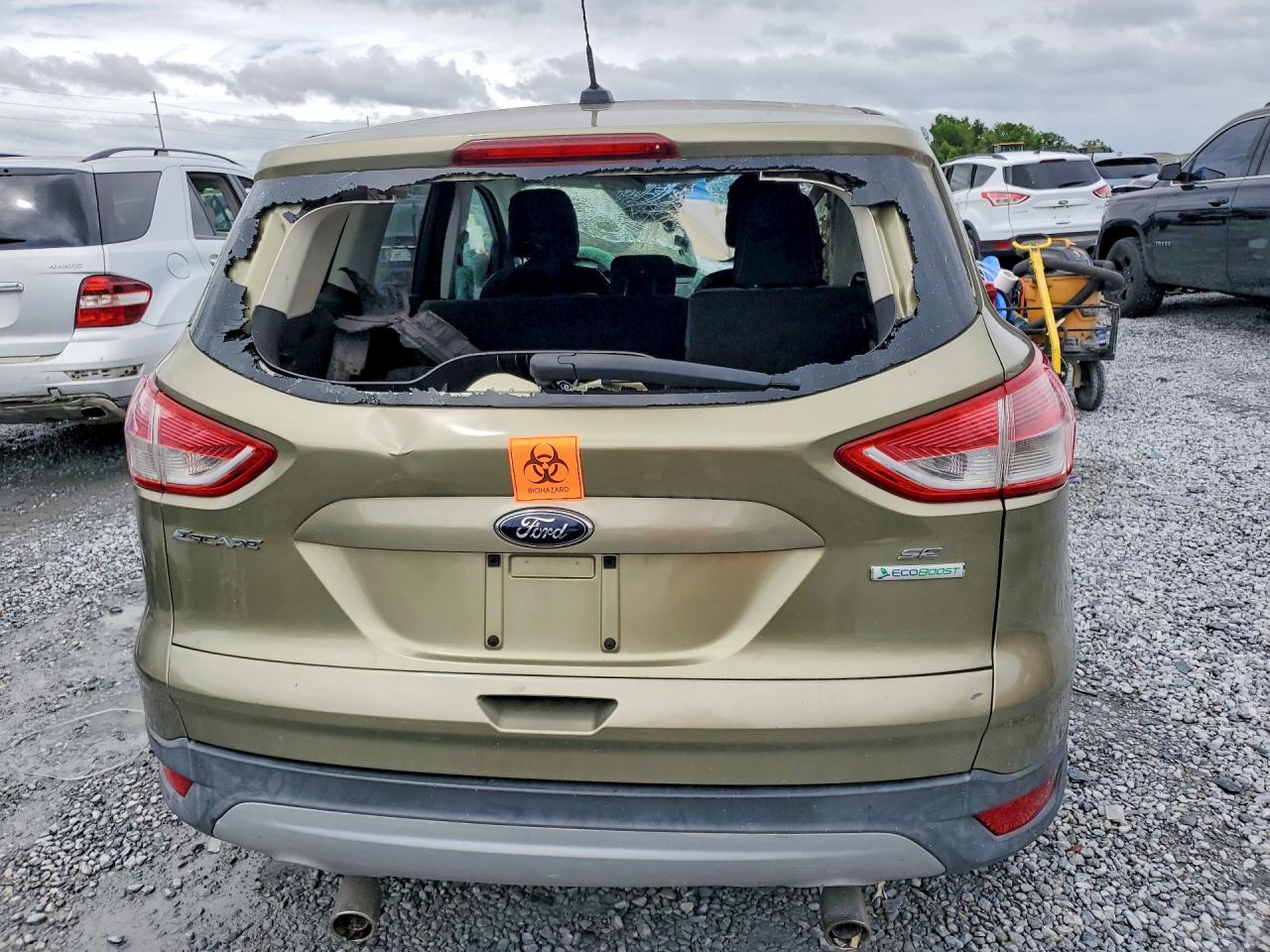 2013 Ford Escape Se Green vin: 1FMCU0G91DUA21892