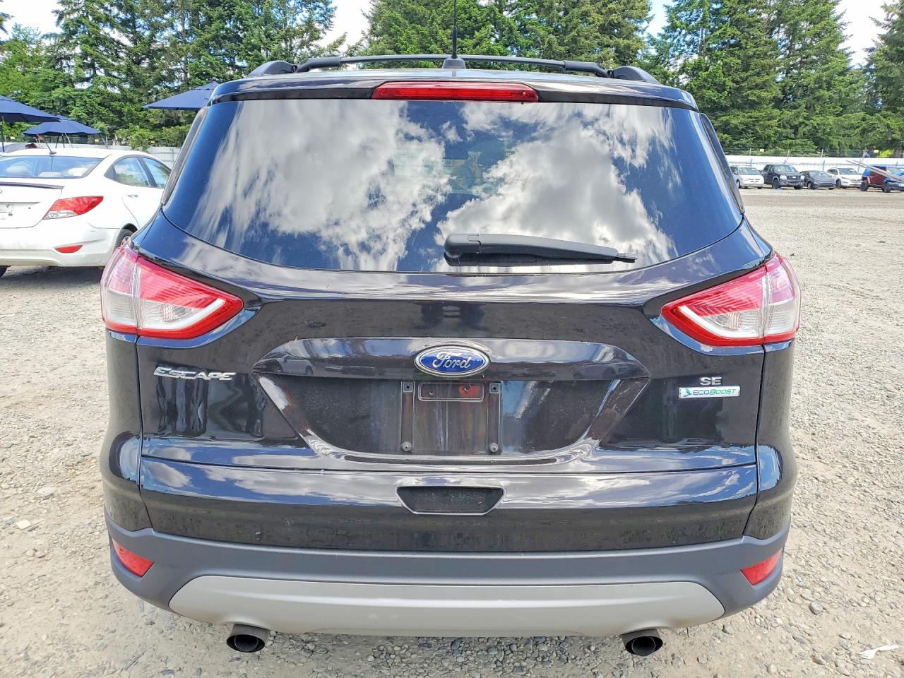 2013 Ford Escape Se Black vin: 1FMCU0G91DUC16133