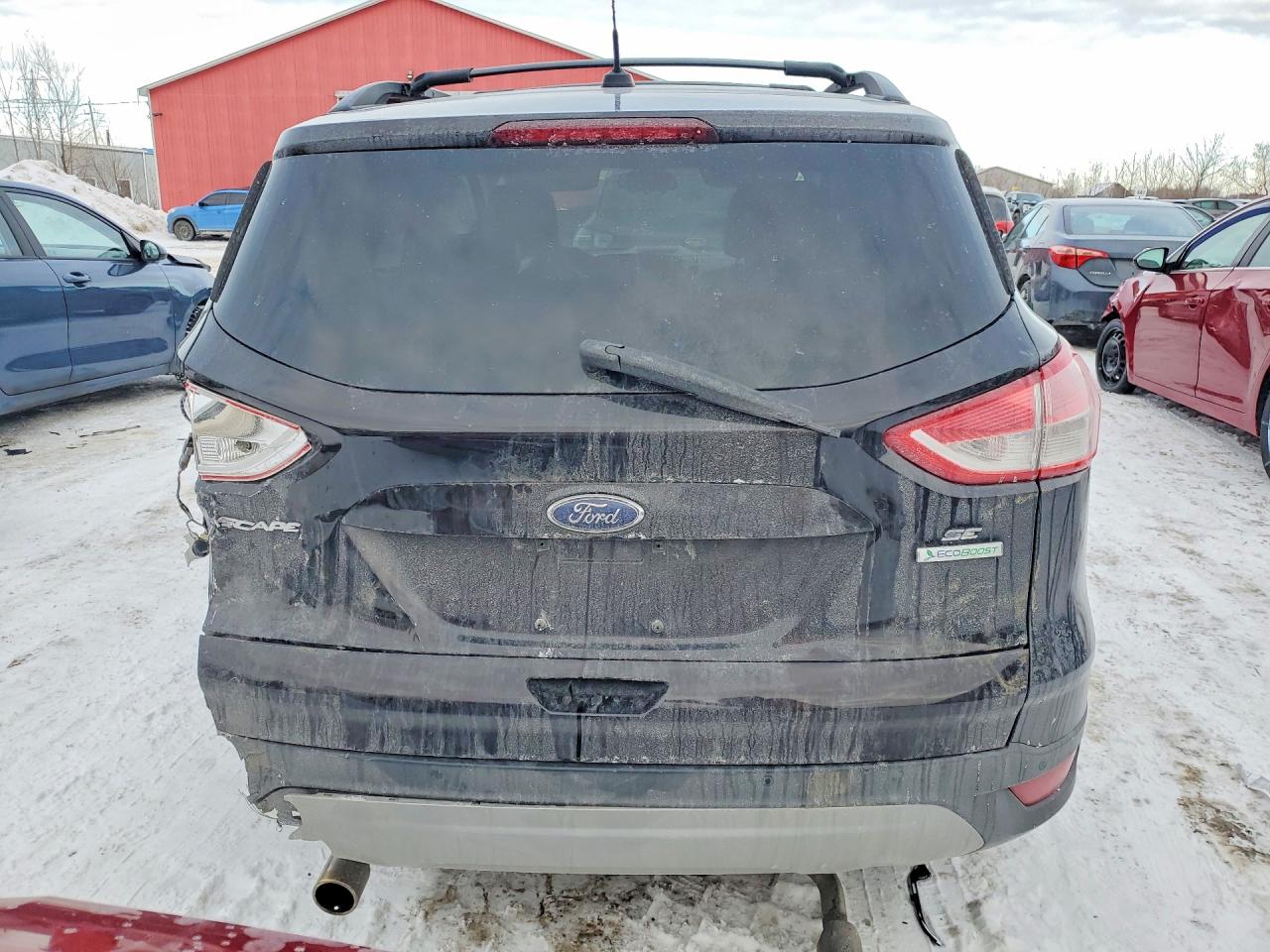 2013 Ford Escape Se Черный vin: 1FMCU0G91DUC49536