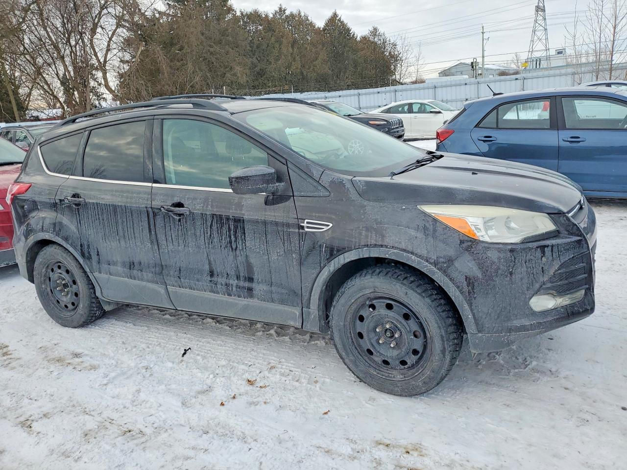2013 Ford Escape Se Черный vin: 1FMCU0G91DUC49536