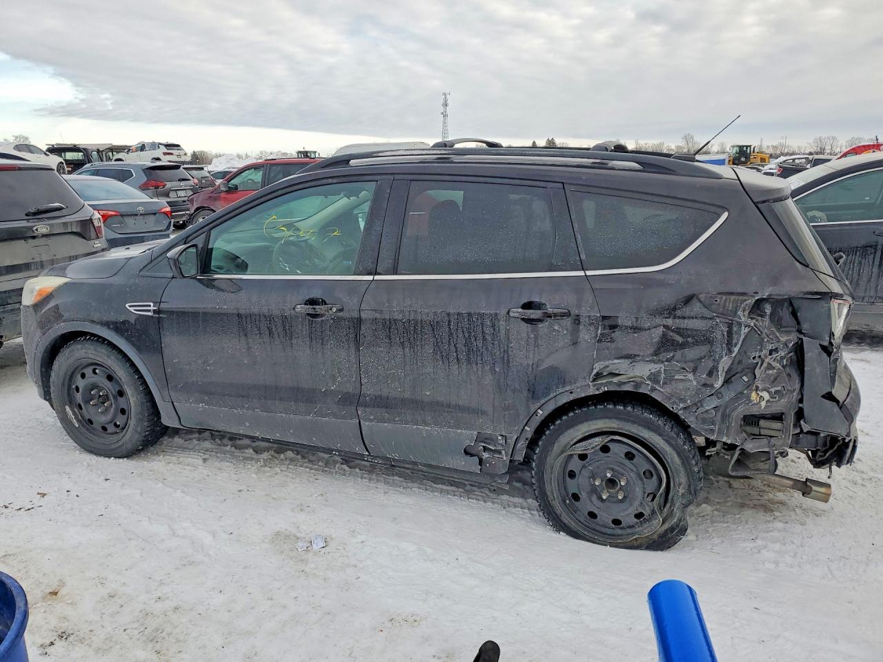2013 Ford Escape Se Черный vin: 1FMCU0G91DUC49536