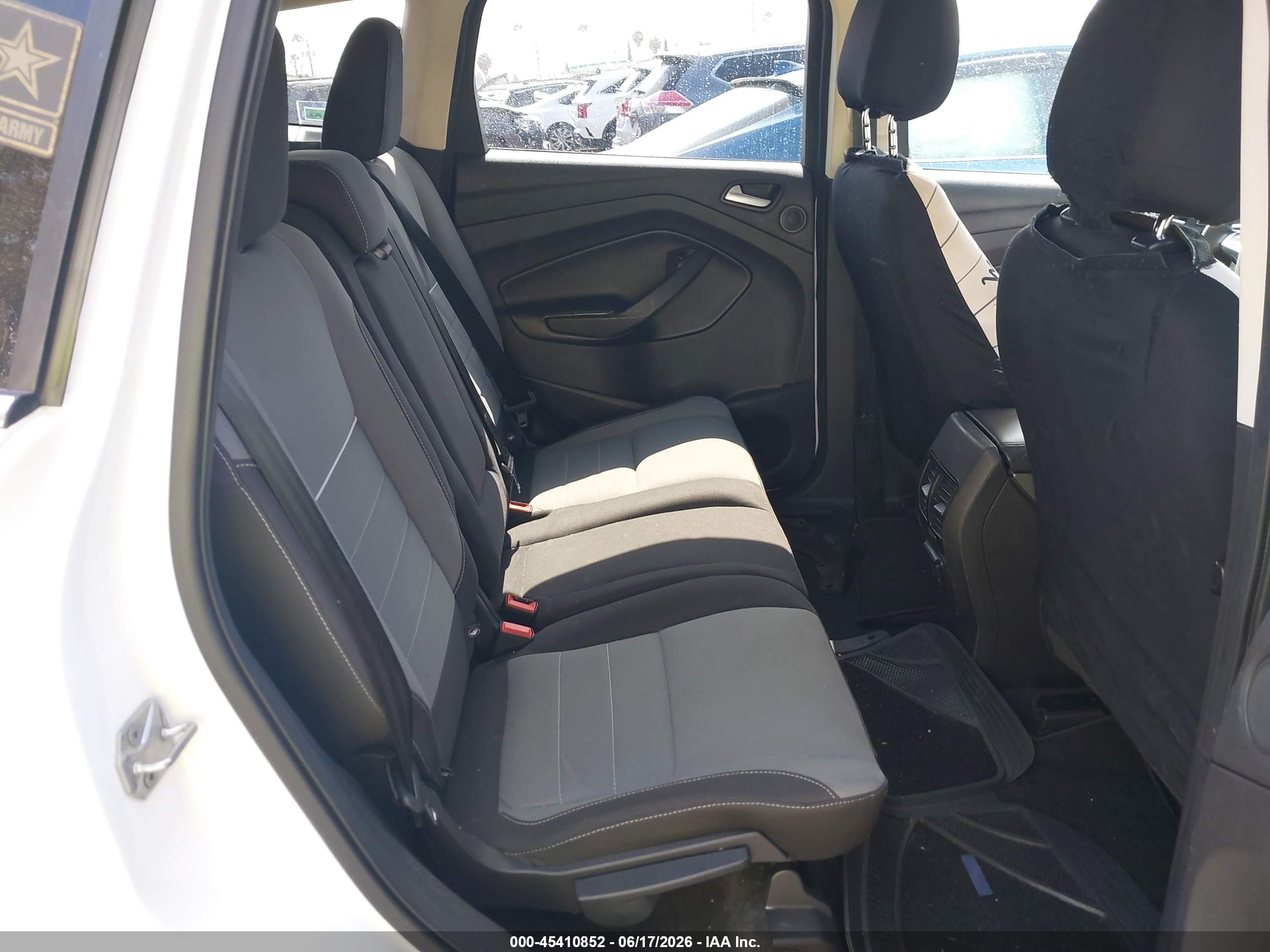 2014 Ford Escape Se White vin: 1FMCU0G91EUB31410