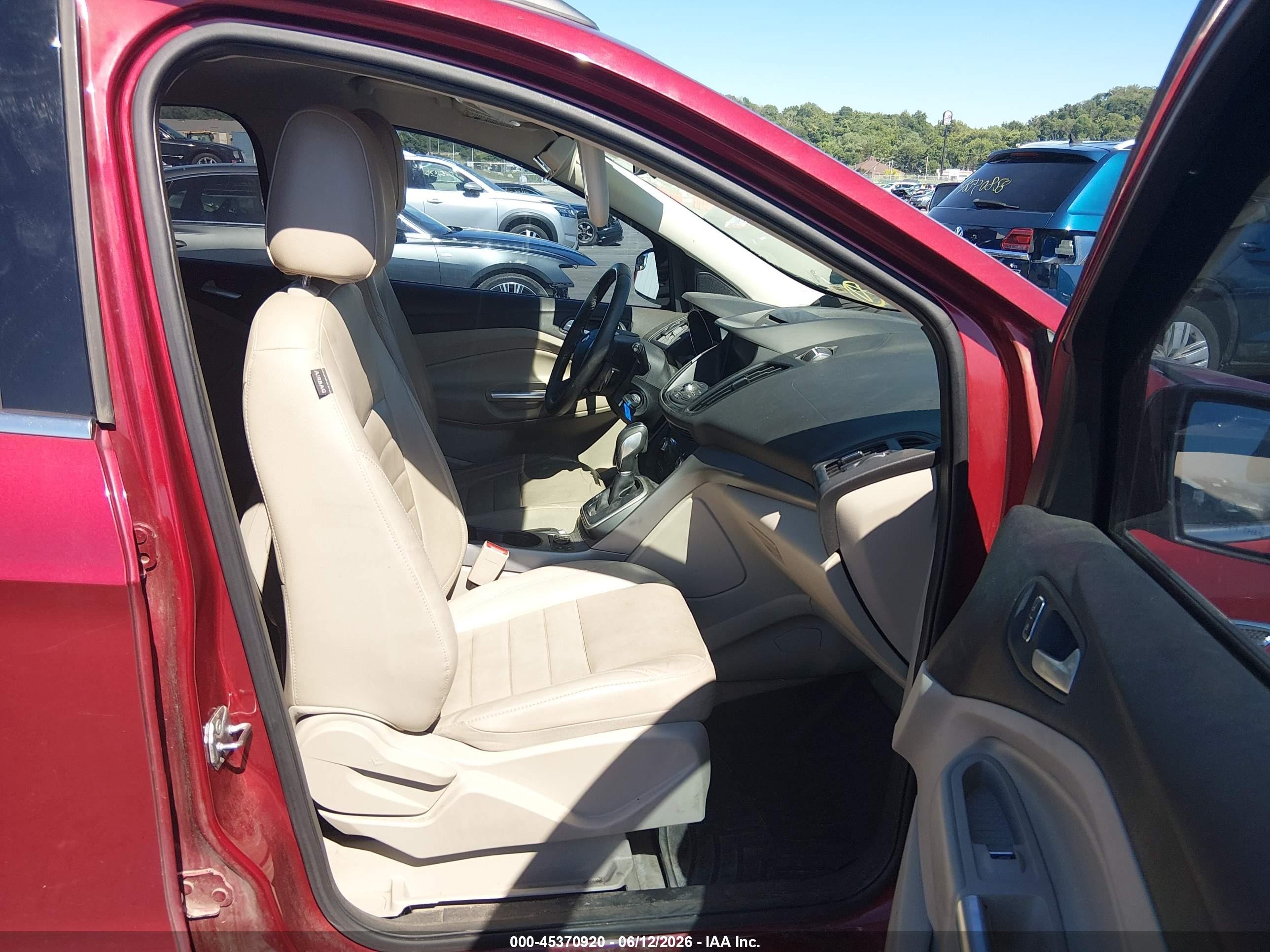 2014 Ford Escape Se Red vin: 1FMCU0G91EUB72104
