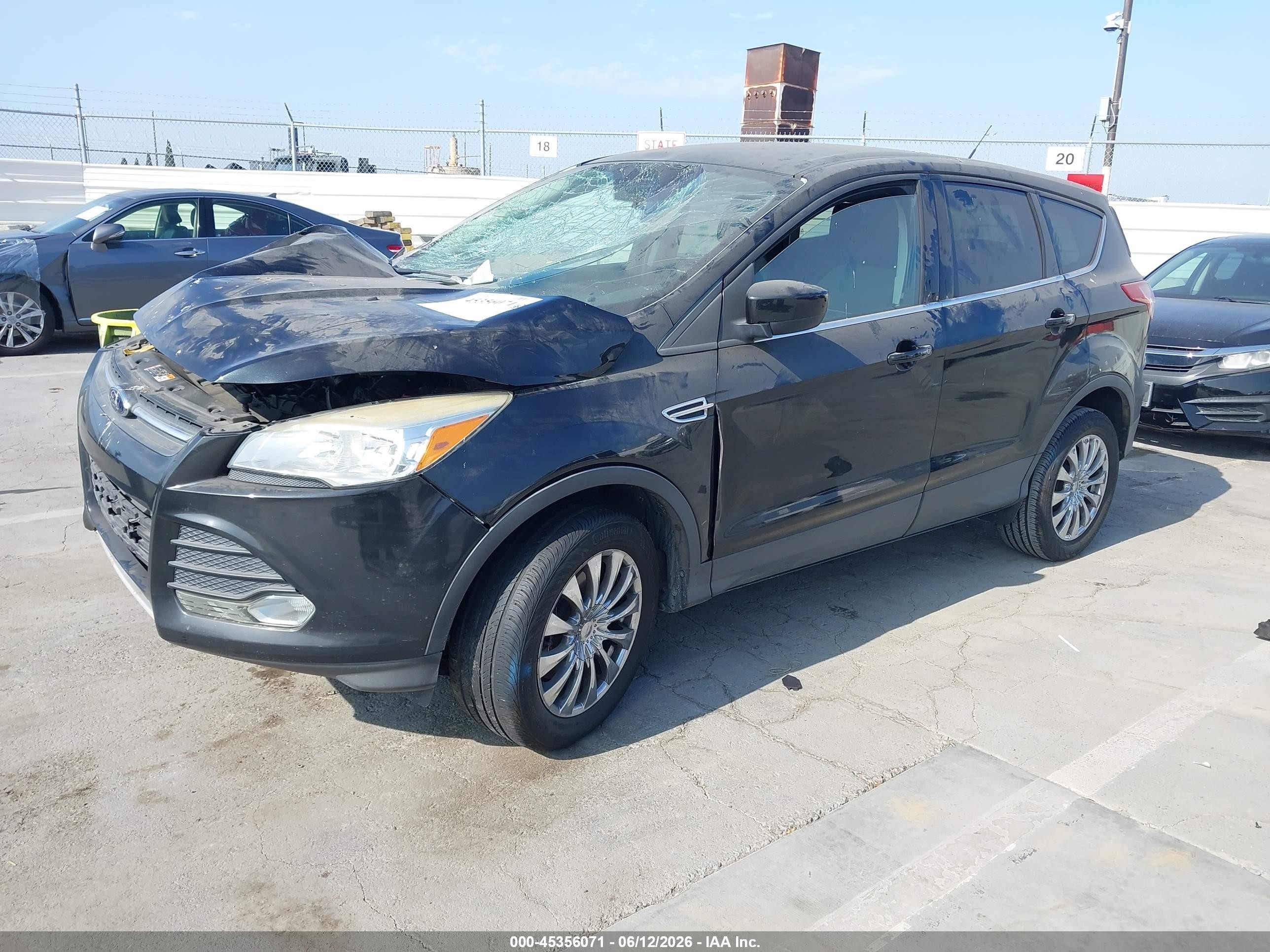 2014 Ford Escape Se Black vin: 1FMCU0G91EUD09168
