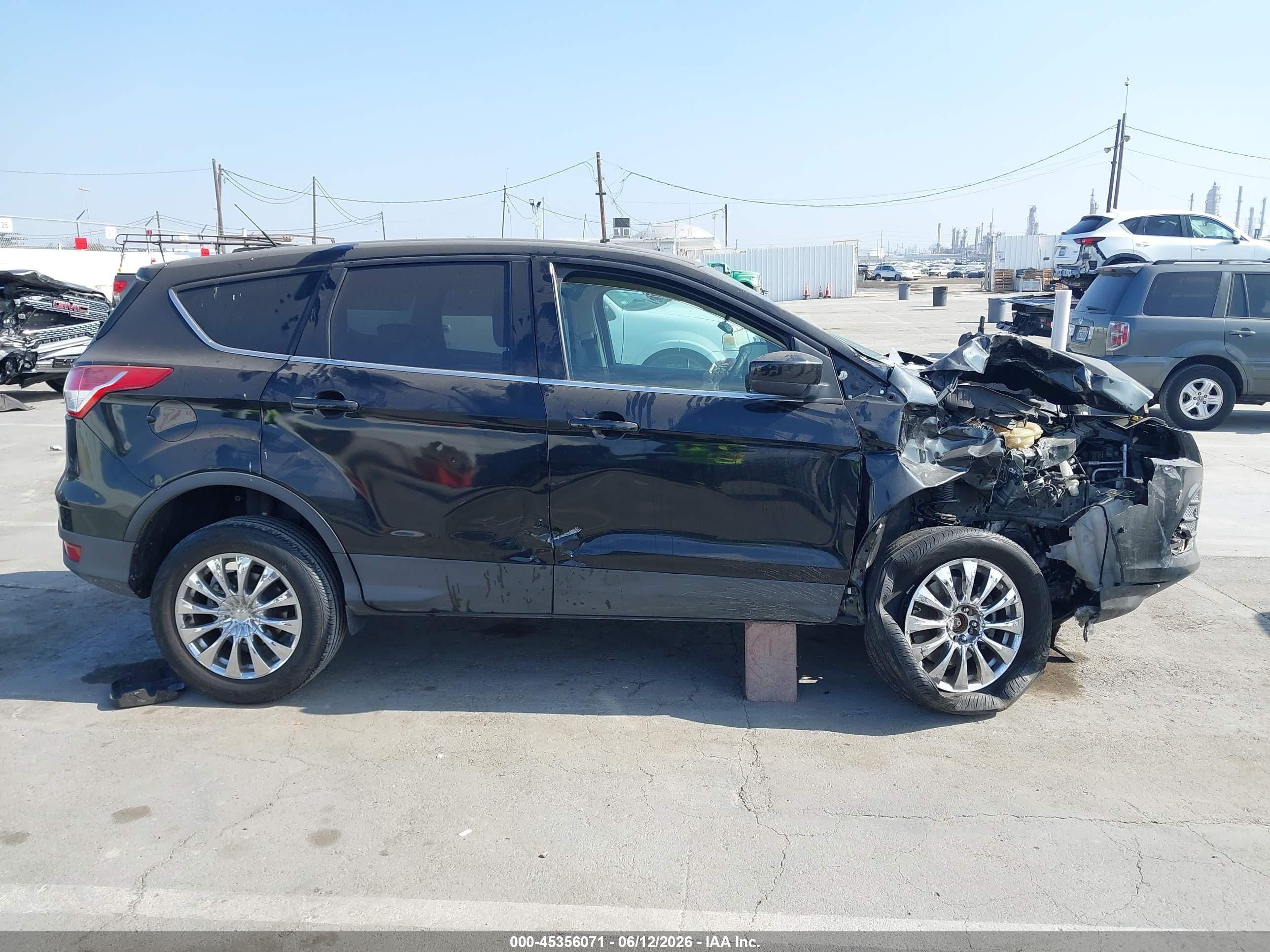 2014 Ford Escape Se Black vin: 1FMCU0G91EUD09168