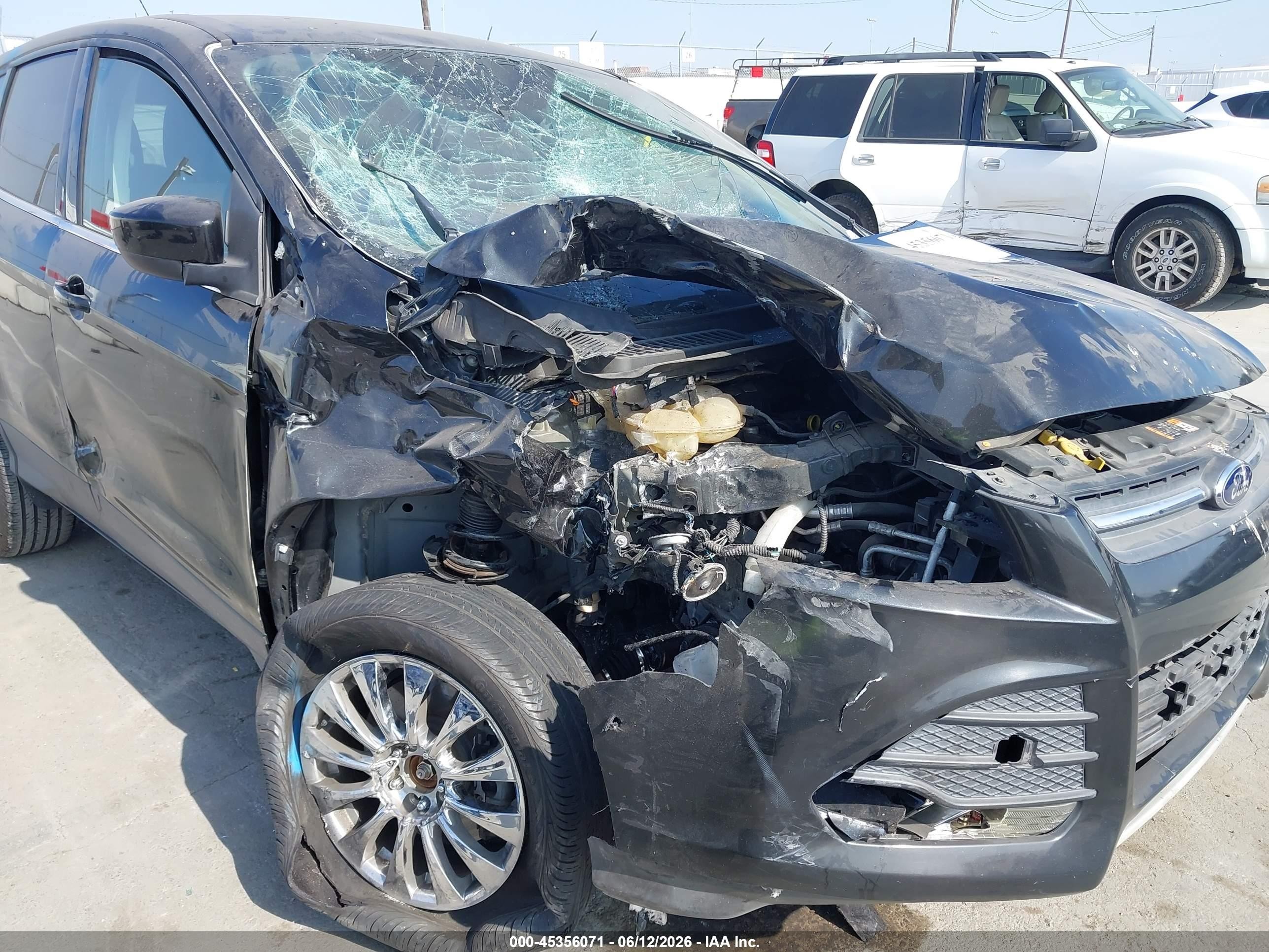 2014 Ford Escape Se Black vin: 1FMCU0G91EUD09168